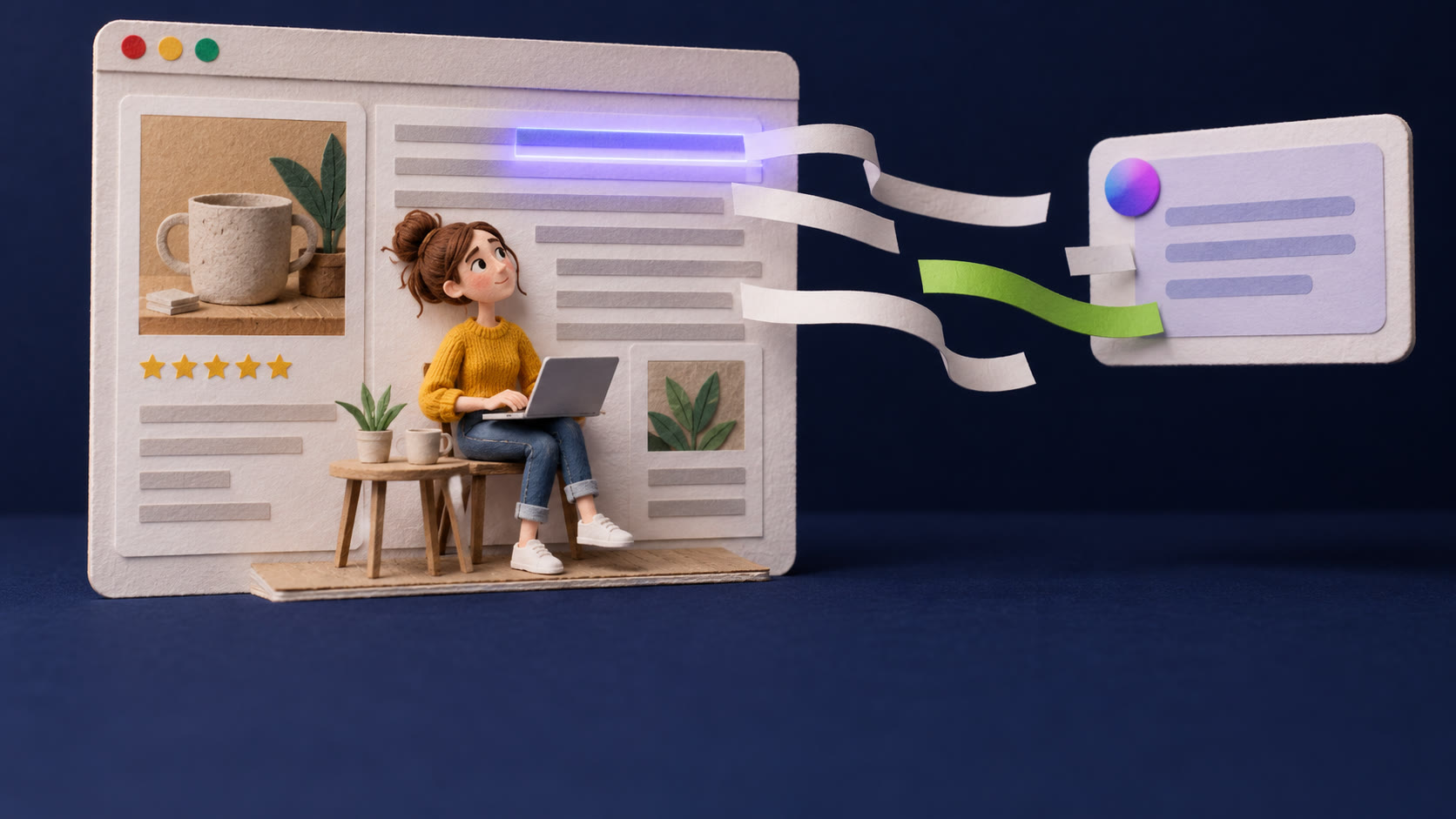 A paper miniature